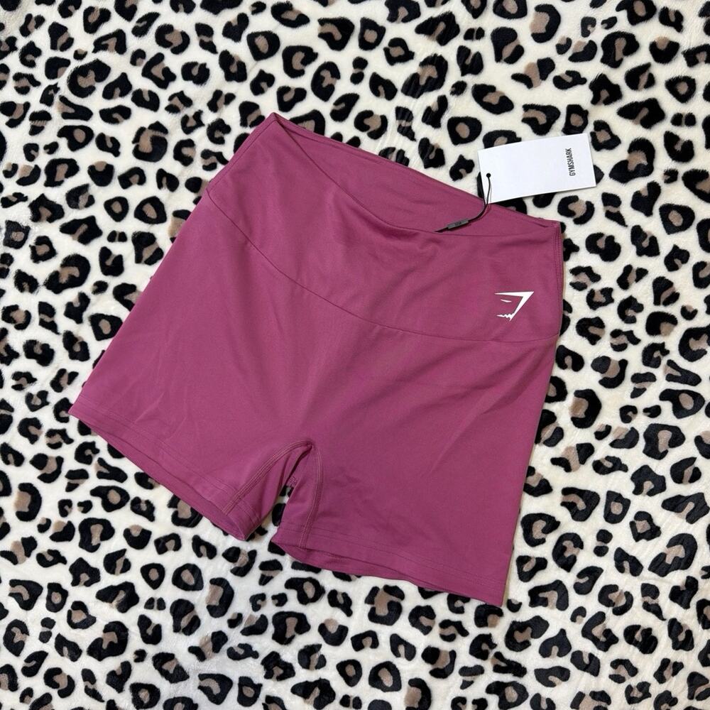 Gymshark NWT Modern Blush Pink High Waisted Athletic Gym Training Shorts Size M